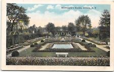 New York-Auburn-MacDougall's Garden-Formal-Residence-Vintage Postcard picture