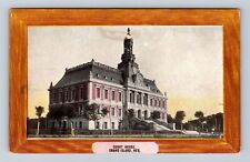 Grand Island NE-Nebraska, Courthouse, Antique, Vintage Souvenir Postcard picture