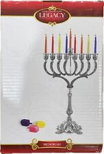 Legacy Hanukkah Silver-plated Menorah - Jewish Candle Holder picture