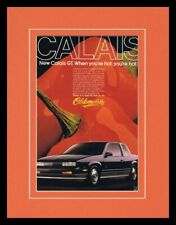 1986 Oldsmobile Calais GT 11x14 Framed ORIGINAL Vintage Advertisement picture