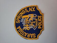 Saratoga Springs New York Police Patch NY  picture