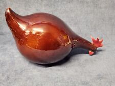 Longchamp Faience LG Desiree Hen Rooster by Catherine Hunter Chicken Red (LW picture