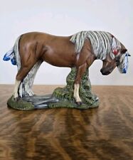 Native American Hand Painted Horse Figurine picture
