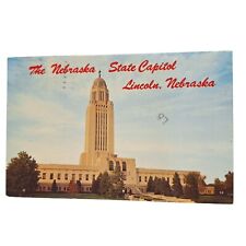 Postcard The Nebraska State Capitol Lincoln Nebraska Chrome Posted picture