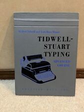 Vintage 1954 Tidwell-Stuart Typing Advanced Course By Prentice-Hall Inc. picture