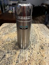Vintage 1970s  THERMOS King Seeley Stainless Steel Vacuum Bottle Quart Size picture