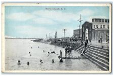 c1910's Bathing Beach Scene Swimmer Paris Island South Carolina SC Postcard picture