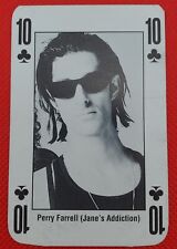 Perry Farrell Janes Addiction Kerrang 1993 King of Metal Playing Trading Card picture