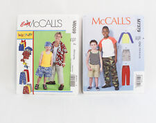 Lot of 2 Children Sewing Patterns McCalls Boys Age 7 8 10 12 14 Tall M7379 M6099 picture