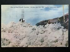 Postcard Lewiston NY - c1909 Huge Ice Jam - Hotel Cornell picture