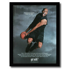 2007 Vince Carter GOT MILK? Framed Print Ad/Poster New Jersey Nets NBA Wall Art picture