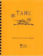 ATARI KEE GAMES TANK OPERATION AND SERVICE MANUAL-NEW picture