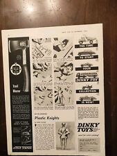 Vintage Magazine Ads Tru Temper Trail Blazer & Dinky Toys Dec. 1961 Boys Life picture