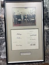Governor President Ronald Reagan Signed Autographed California Legislative 16x26 picture