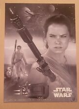Daisy Ridley REY Star Wars Force Awakens Jedi Skywalker 10x14 card #/10 RARE picture