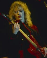 Nancy Wilson in Heart concert in black jacket playing guitar 1980's 24x36 Poster picture