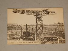 Antique French Postcard Of Brest La Grande Grue Et Le Port De Guerre picture