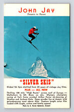 John Jay Silver Skis Jay Films Matterhorn High Route Movie Postcard picture