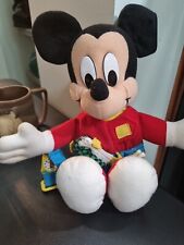 Walt Disney Plush Mickey Mouse Disneyana Disneyland Park Stuffed Vintage Retro picture