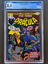 Tomb of Dracula #25  CGC 8.5  VF+  White Pages  JC Penny REPRINT picture