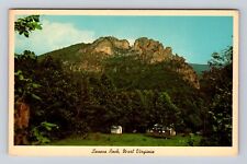 Seneca Rock WV-West Virginia, Warriors Path, Antique Vintage Souvenir Postcard picture