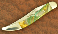 RARE CASE XX USA 1/500 CORELON TEXAS TOOTHPICK KNIFE ABALONE SWIRL 2007 (16266) picture