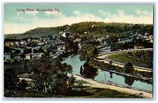 Brookville Pennsylvania PA Postcard Long View Houses And River Scene c1910's picture