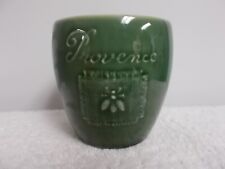 Revol France Provence Bee Green Ceramic Cup Planter Vase picture
