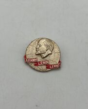 Soviet Union Vladimir Lenin Communist Party USSR Pin Badge Vintage 1.1” picture