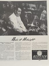 1945 Duke Ellington Meissner Manufacturing Fortune WW2 Print Ad Music Midnight picture