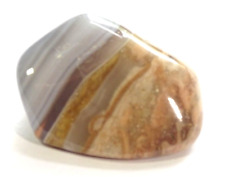 SATURN CHALCEDONY TUMBLESTONE - 2.5 x 2.4 cms  9.28 gms #20 picture