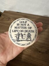 Golf Trinket Dish/paperweight picture