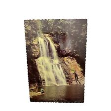 Vintage 1950s Postcard Of Bushkill Falls Pennsylvania With Scalloped Edges P204 picture