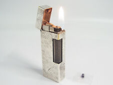 Working Dunhill Rollagas Lighter Silver Plated Vintage With flint (913 picture