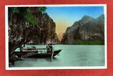 CPSM VIET NAM LONG BAY - Cliff and Sampan picture