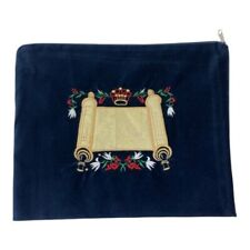 Jewish Crown Torah Velvet Tallit, Talit, Talis Zipper Bag Embroidered picture