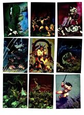 1994 COMIC IMAGES CONAN SERIES 2 ALL-CHROMIUM 90-CARD SET TRADING CARDS picture