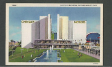 1933 PPC* Worlds Fairs & Expos Chicago Century Of Progress Chrysler Bldg Mint picture