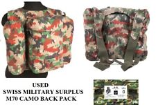 Swiss Military Surplus M70 Back Pack Made in Switzerland Alpenflauge  Camo -USED picture