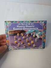 Vintage Giftco Hippity Hoppity Easter Ornaments Set Of 18 Mini Easter Ornaments picture