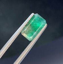 2.20 Carat Natural Emerald Faceted From Swat Pakistan. picture
