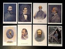 Civil War Greeting Cards (8) Abraham Lincoln Robert E. Lee Stonewall Jackson NEW picture