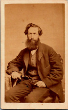 Antique c1860s CDV Photograph Man St. John by J. D. Marsters ID Charles Whiting picture