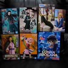 Anime Mixed set Demon Slayer ONE PIECE etc. Figure character lot of 7 Set sale picture