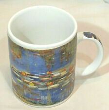 Mother's Day Mug Cup Water Lilly Pads 12 oz Ceramic Monet Like EUC picture