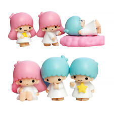 6pcs Cute Little Twin Stars Figure Toy Figurine Cake Toppers PVC Doll Toy Gifts picture