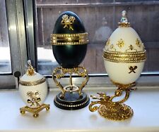 House Of Faberge Franklin Mint Life Of Christ Egg Collection Lot Of 12 picture