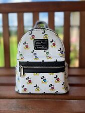 NEW Disney Parks Loungefly Pride Rainbow Mickey Mouse ALL OVER Mini Backpack  picture