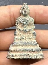 Buddhain Gandhara Era Ancient Small Bronze  Buddha Statue Figure picture