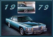 1979 Cadillac Coupe DeVille, BLUE, Refrigerator Magnet, 42 MIL Thickness picture